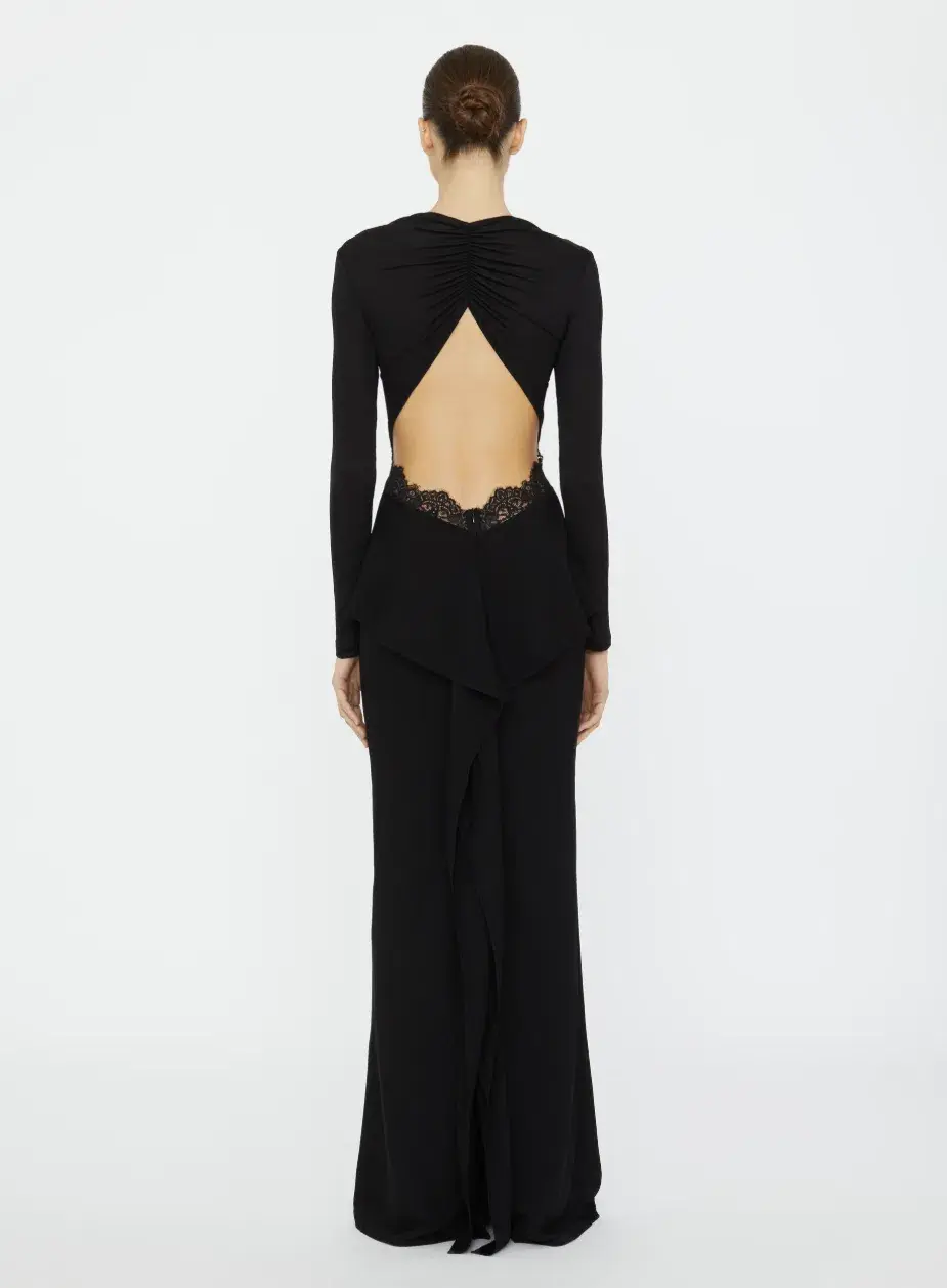 Christopher Esber Endrey Disconnect Back Column Maxi Dress Black Size 6 - Image 2