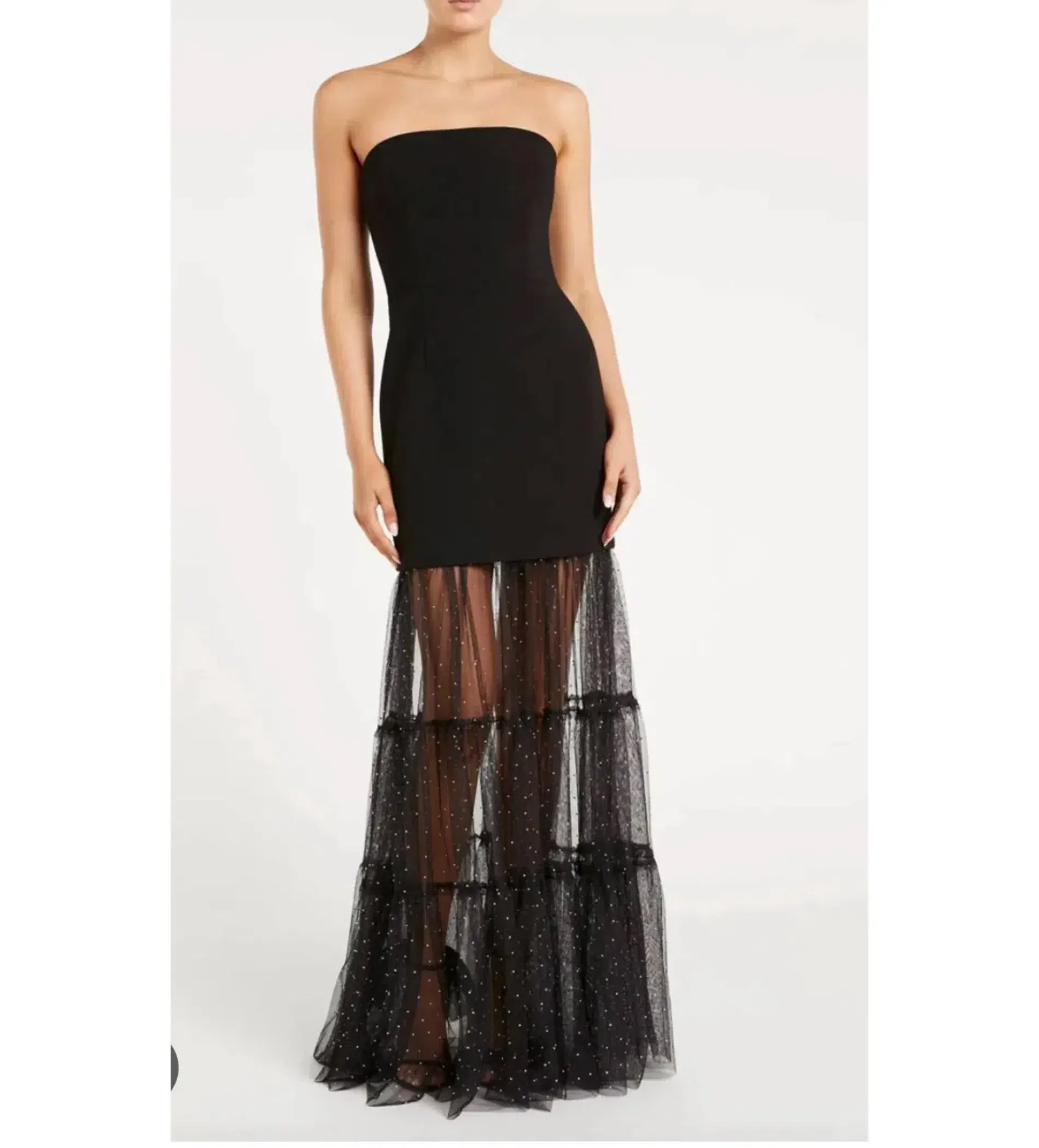 Rebecca Vallance Alyssa Gown Black Size 6 - Image 1