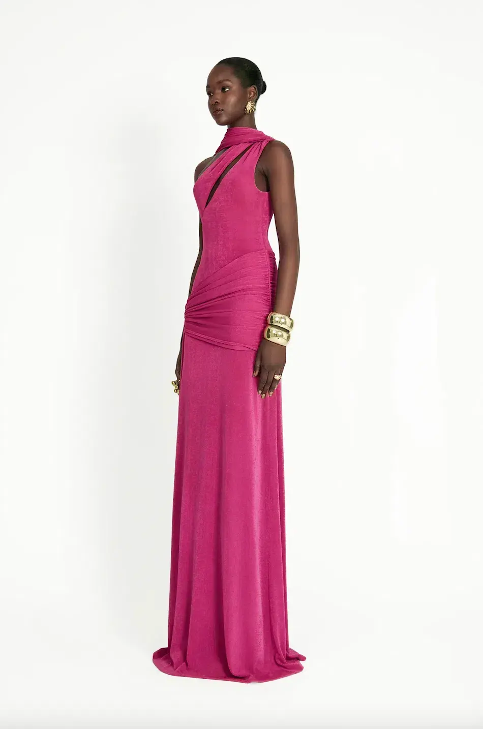 Khanum's Kiaan Maxi Dress in Pink  Size M/ AU 10  - Image 3
