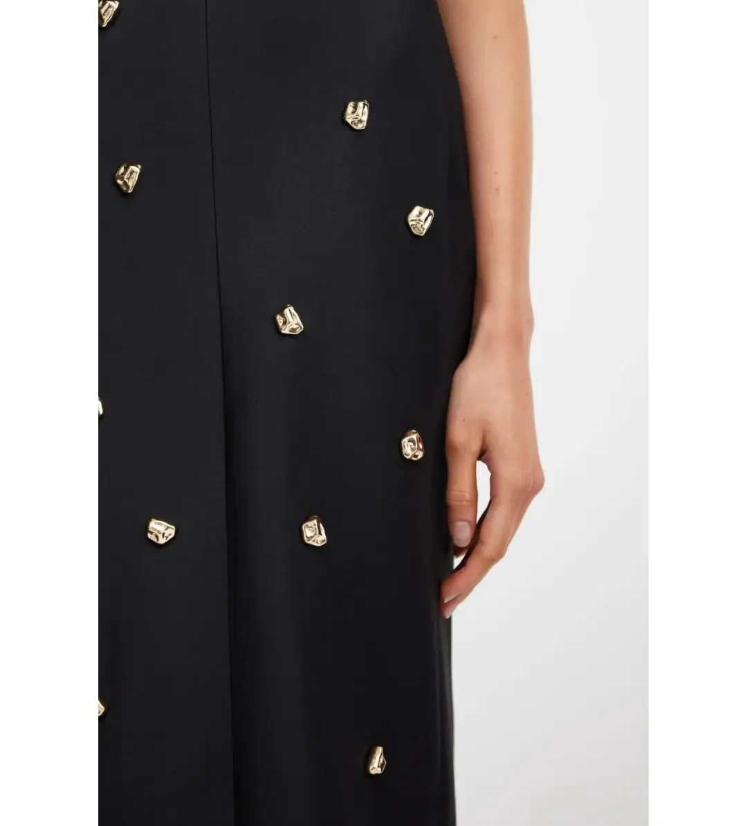 Acler Pattison Maxi Dress Black Size 14  for rent on The Volte - main image