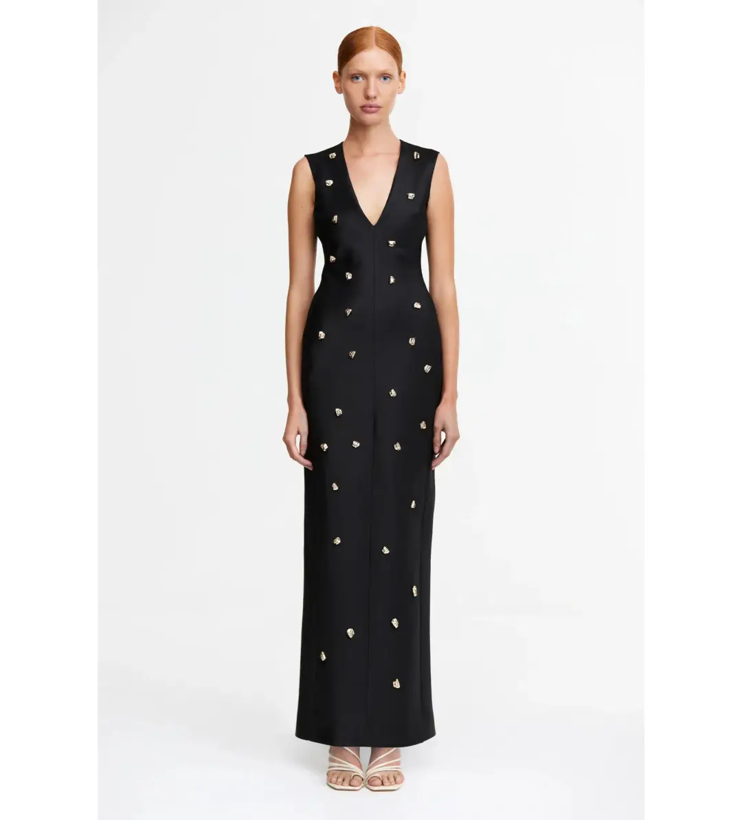 Acler Pattison Maxi Dress Black Size 14  for rent on The Volte - main image