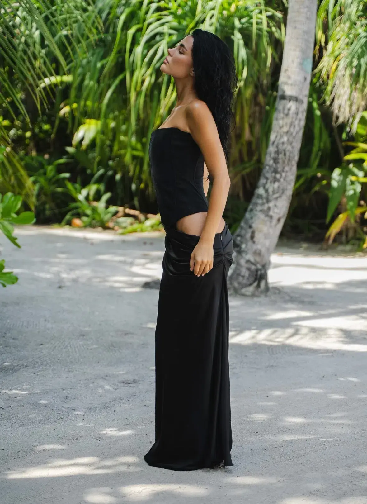 HNTR The Label Huxley Maxi Gown Black Size M / AU 10 - Image 3