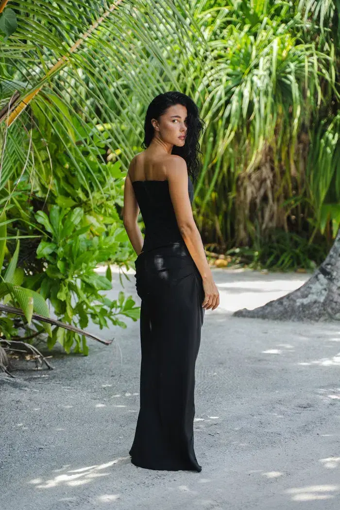 HNTR The Label Huxley Maxi Gown Black Size M / AU 10 - Image 4