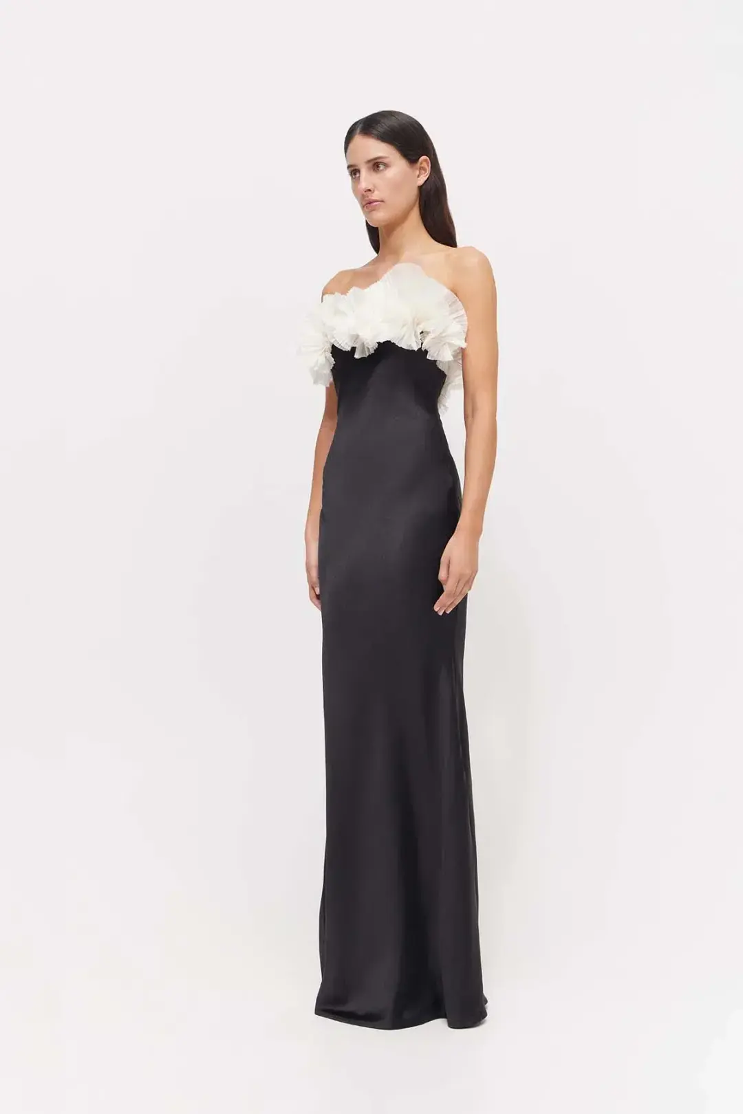 Rachel Gilbert Eyelar Gown Black Size 3 / AU 12 for rent on The Volte - main image