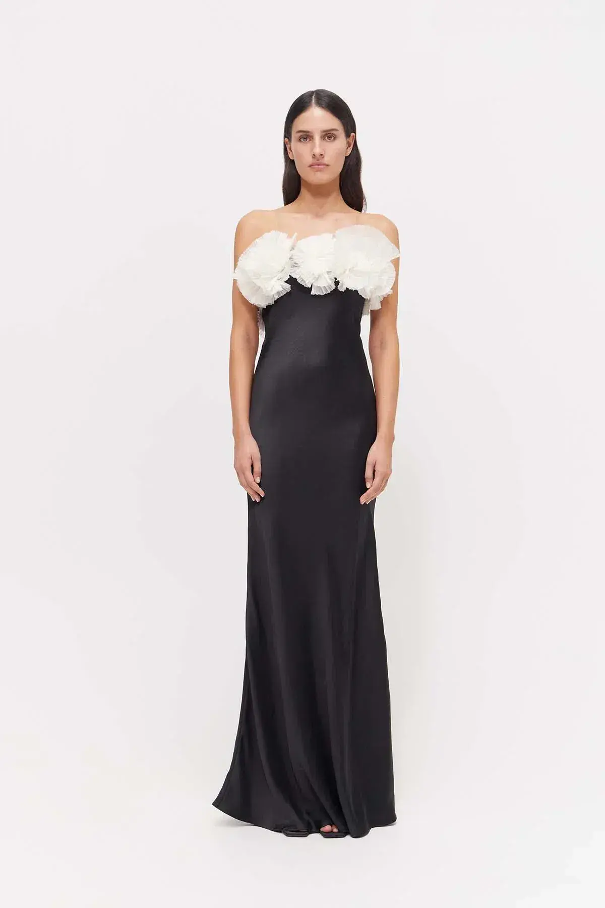 Rachel Gilbert Eyelar Gown Black Size 3 / AU 12 - Image 1