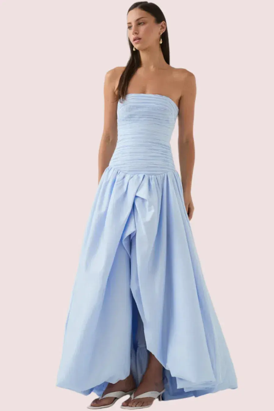 Aje Violette Gown Blue Size 6 - Image 1