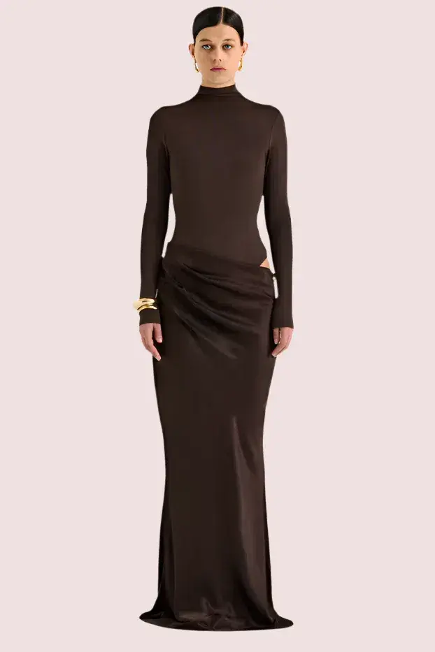 Henne Soraia Brown Size 8 - Image 1