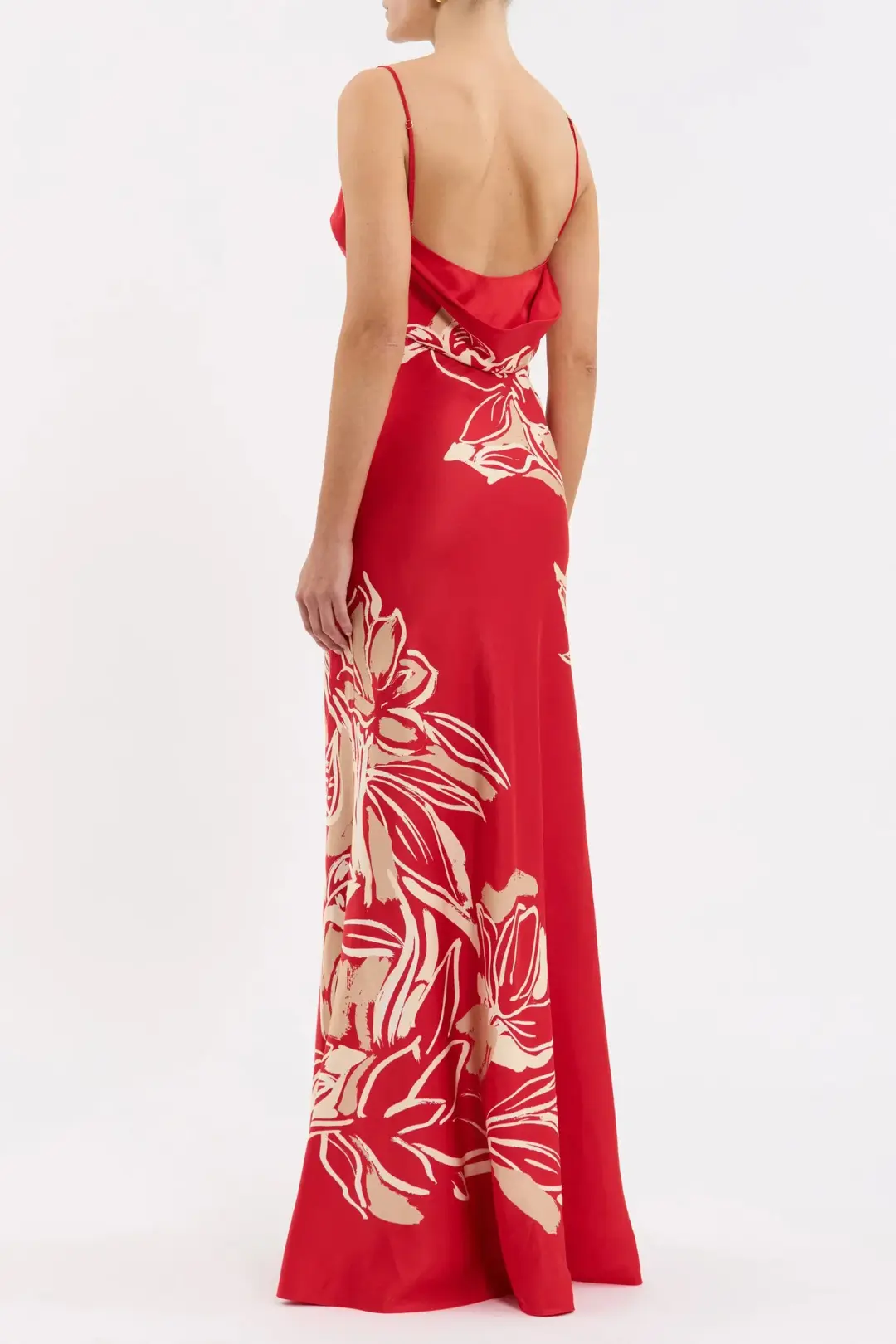 Rebecca Vallance Tallara Maxi Dress Red Size 8 for rent on The Volte - main image