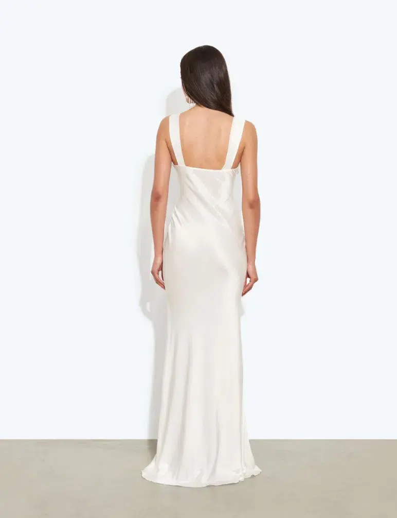 Rat & Boa Tova Slip Dress Maxi White Size AU 8 - Image 2