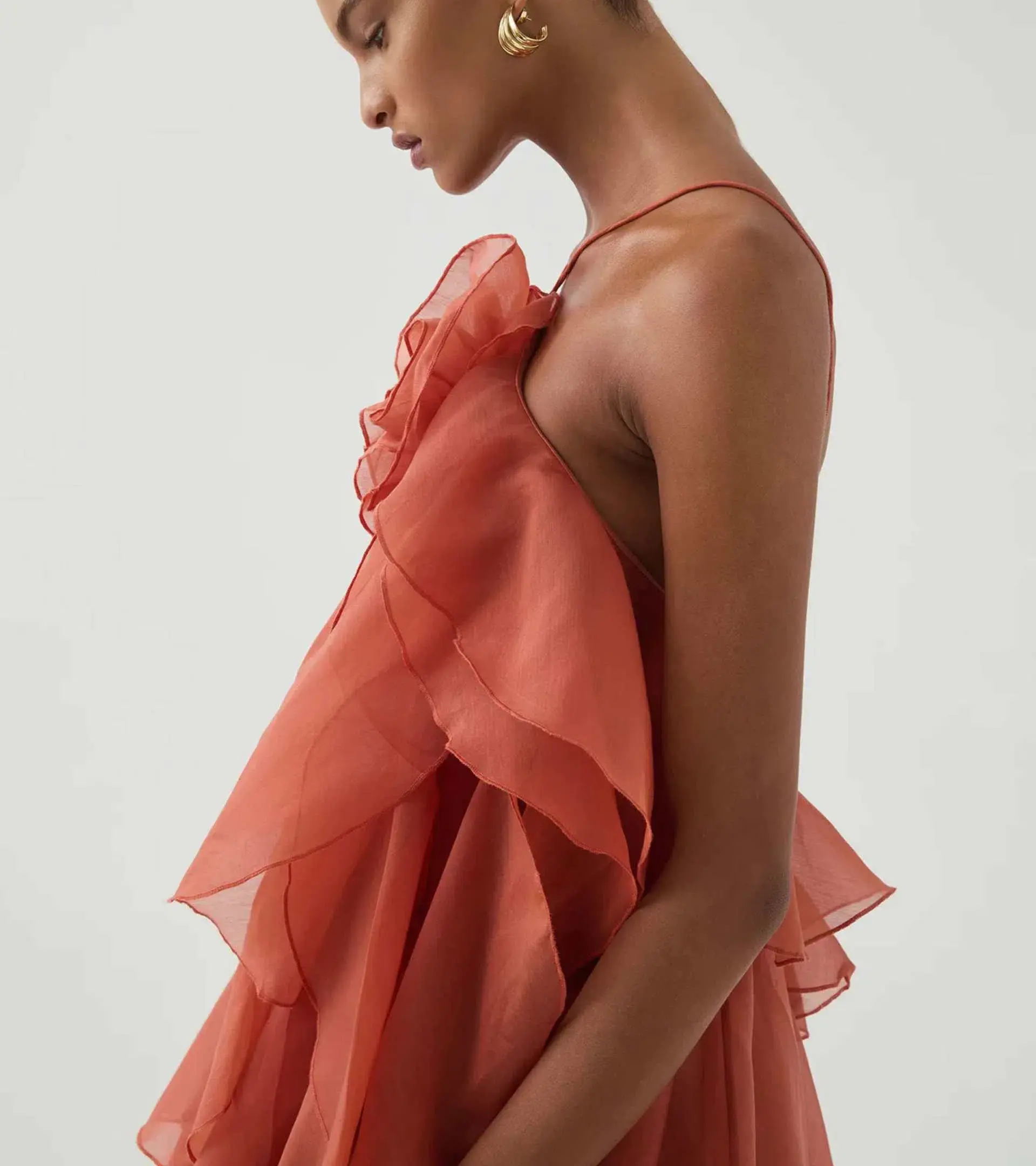 Aje Pandorea Layered Maxi Dress - Size M - Image 3