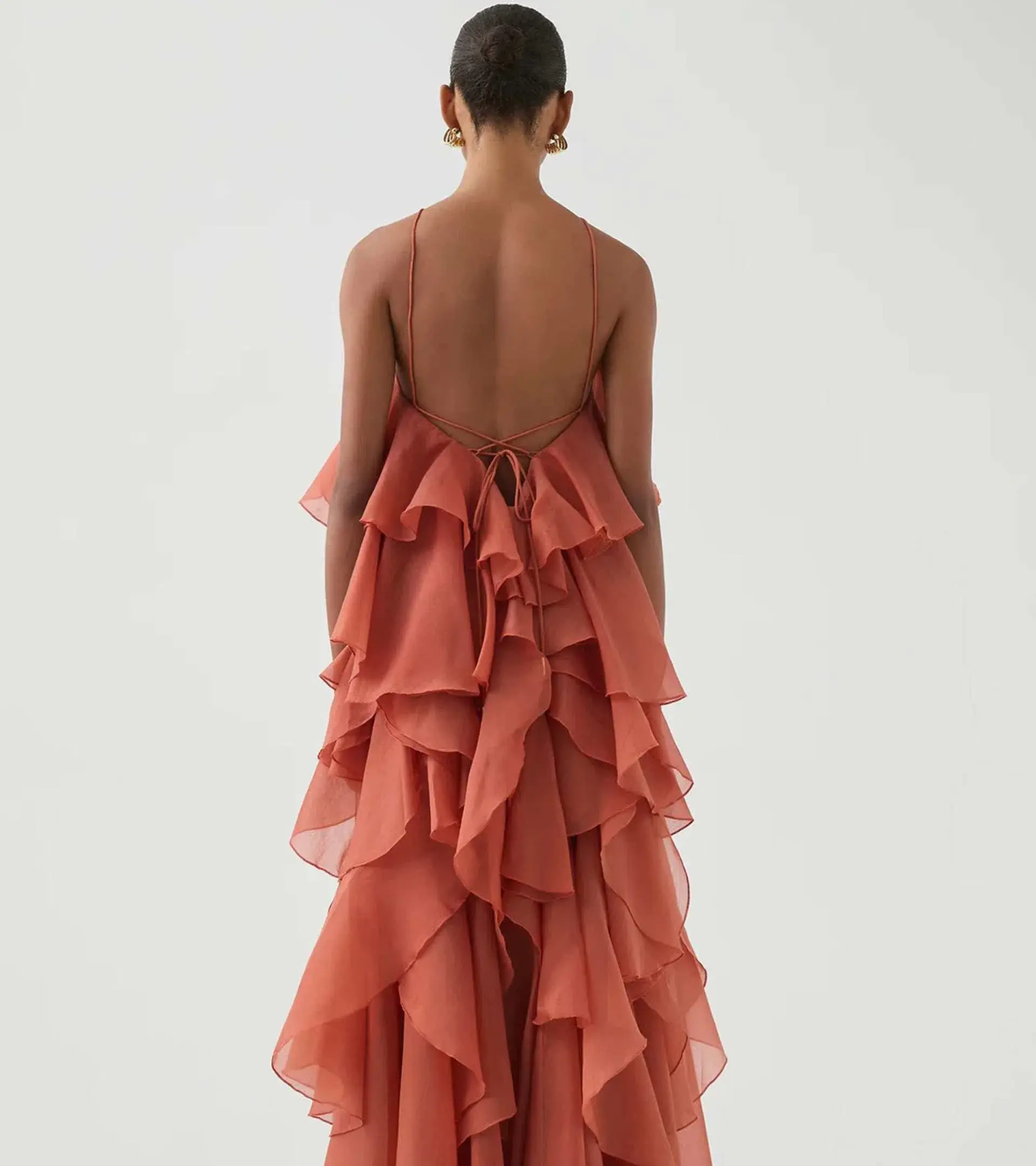 Aje Pandorea Layered Maxi Dress - Size L - Image 2