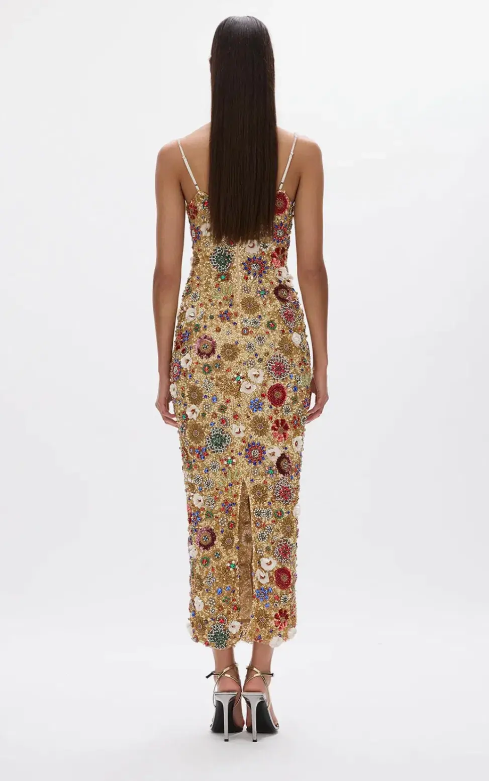 RACHEL GILBERT FRANCESCA GOWN DRESS GOLD SIZE 1 AU 8 for rent on The Volte - main image