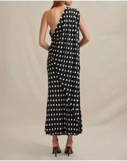 By Johnny 'Dove' Drape Polka Ankle Dress. Size 12 - Image 3