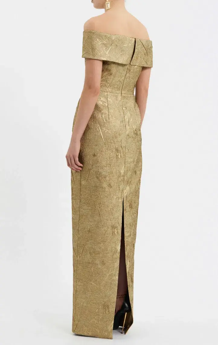 Rebecca Vallance Solana Off The Shoulder Gown Size 10 - Image 2