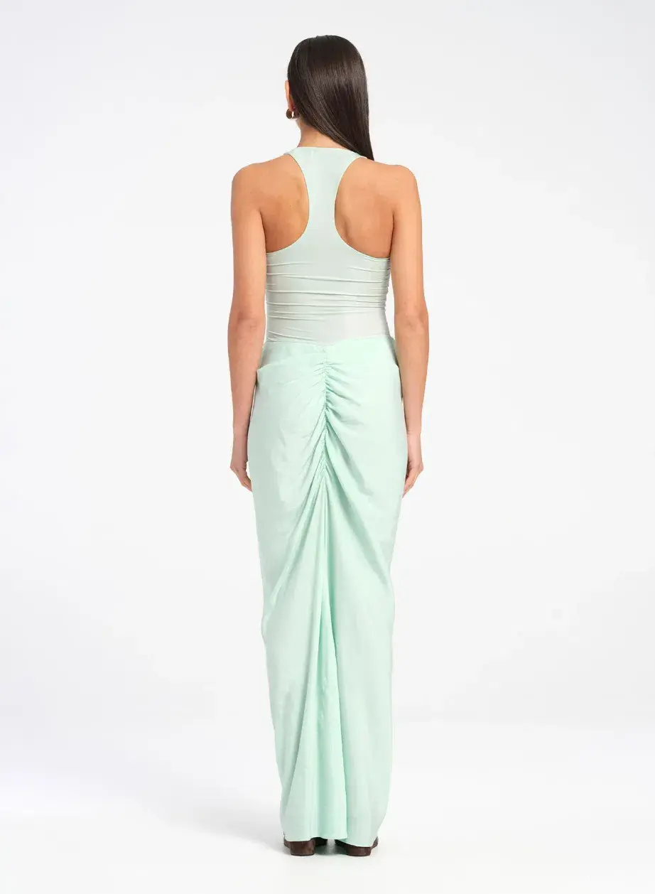 Benni Jade Maxi Dress Bleached Aqua Size 10 - Image 2
