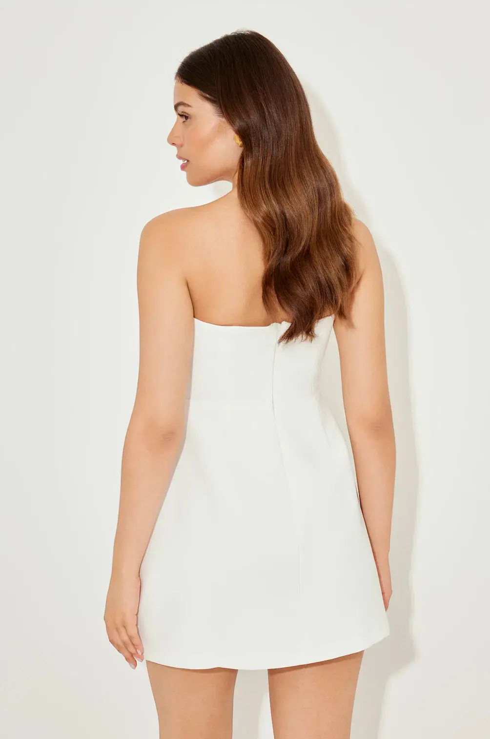 Odd Muse The Ultimate Muse Strapless Dress in White Size AU 6 - Image 3