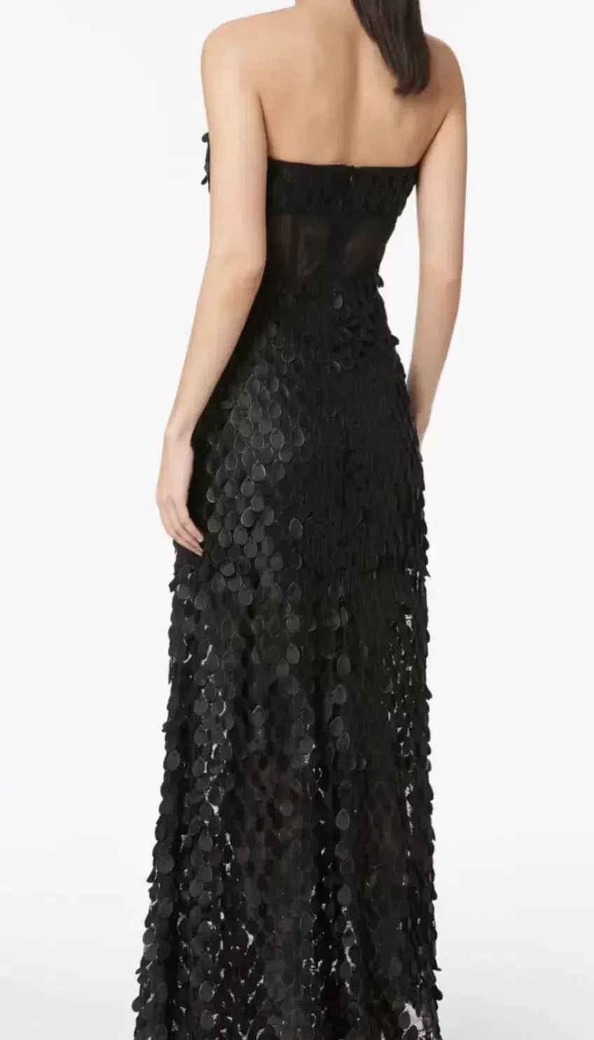 Manning Cartell Supreme Extreme Strapless Gown in Black Size 4  - Image 3