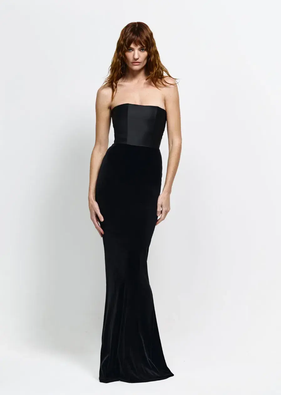 Effie Kats Lakely Gown Black Size S/AU 8 - Image 1