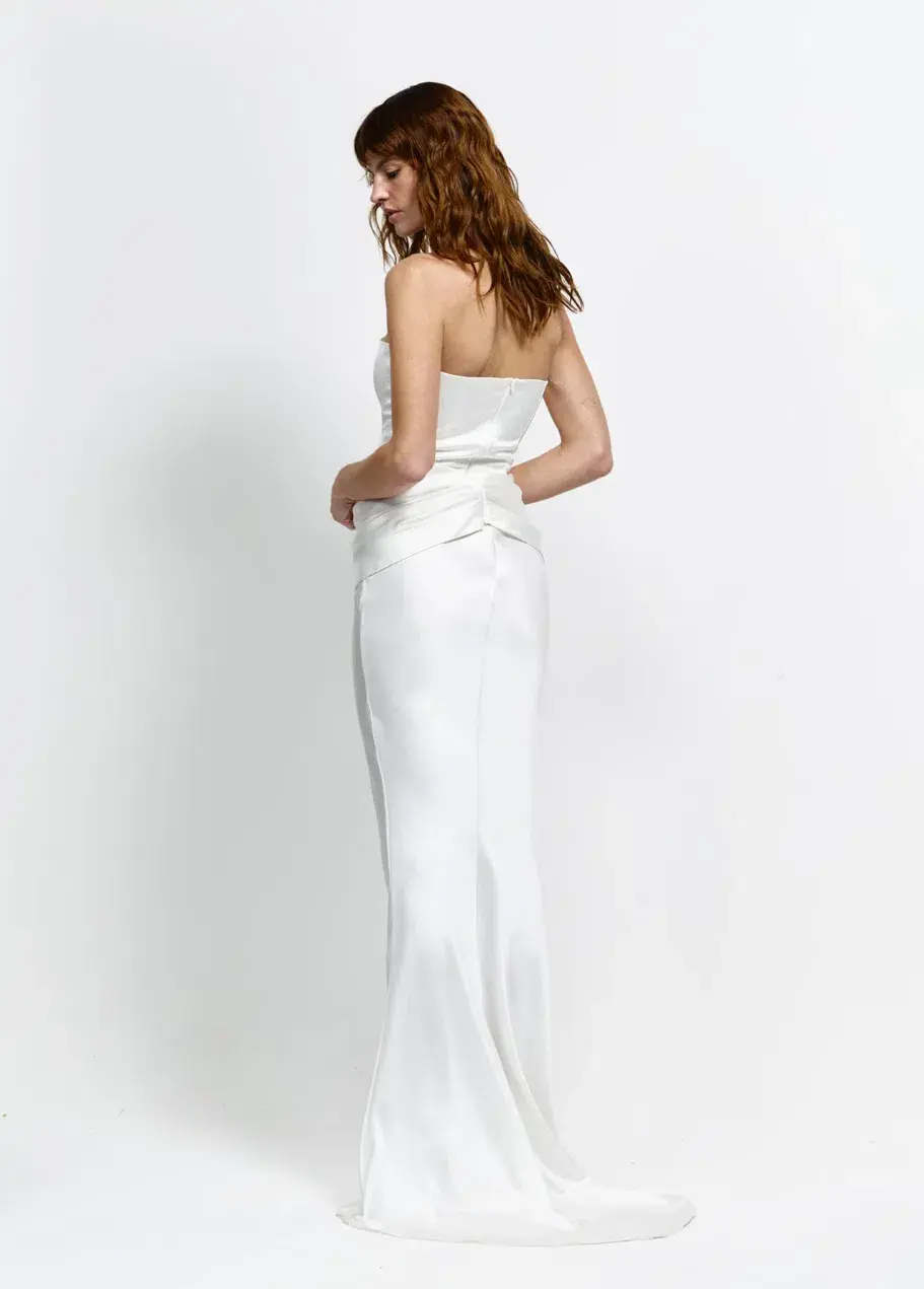 Effie Kats Indira Gown Ivory Size XS/AU 6 - Image 2