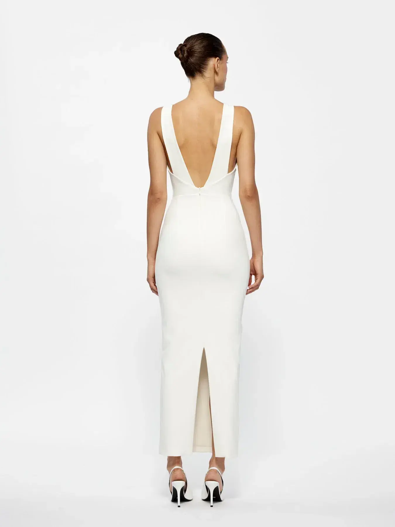 Effie Kats Carter Maxi Dress Ivory Size M/AU 10 - Image 2