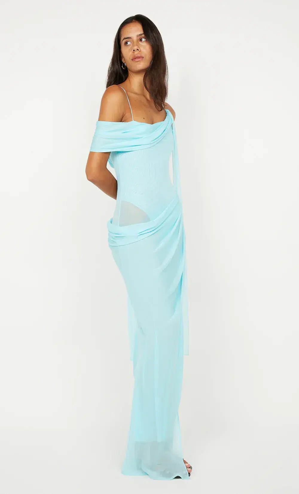 Bec & Bridge Danka Asym Dress Blue Size 8 - Image 2