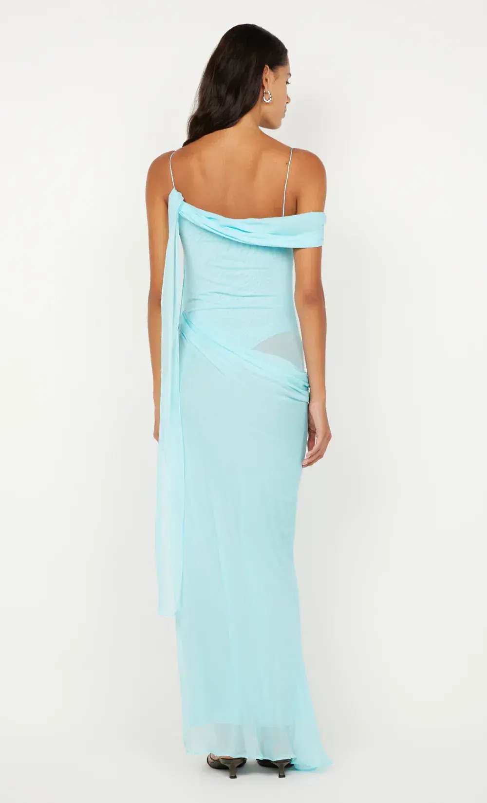 Bec & Bridge Danka Asym Dress Blue Size 8 - Image 4