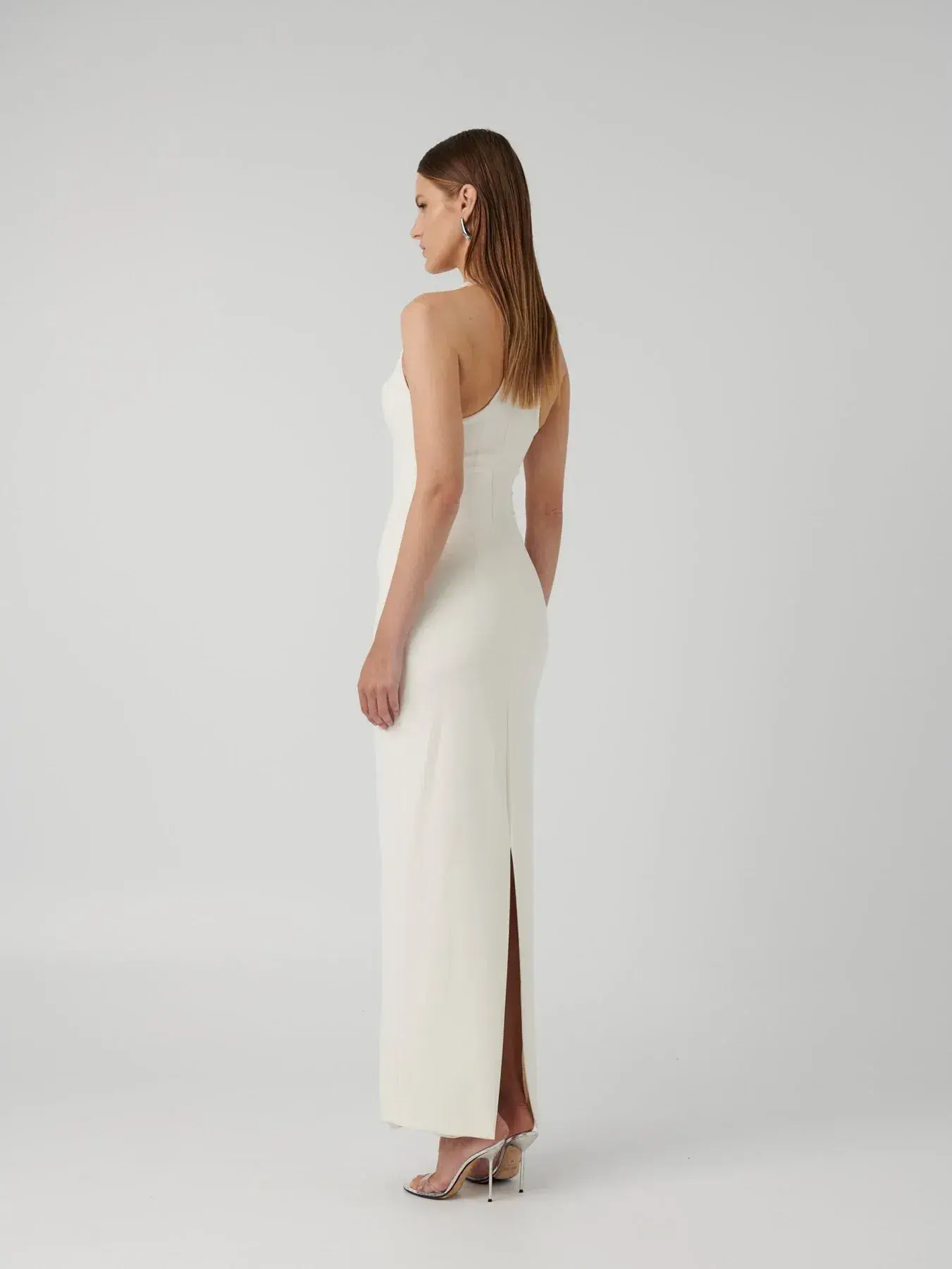 Effie Kats Eiza Maxi Gown Ivory Size M / AU 8 - Image 2
