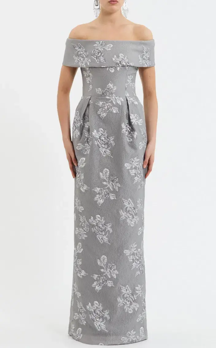 Rebecca Vallance Ruth Off The Shoulder Gown Size 10 - Image 1