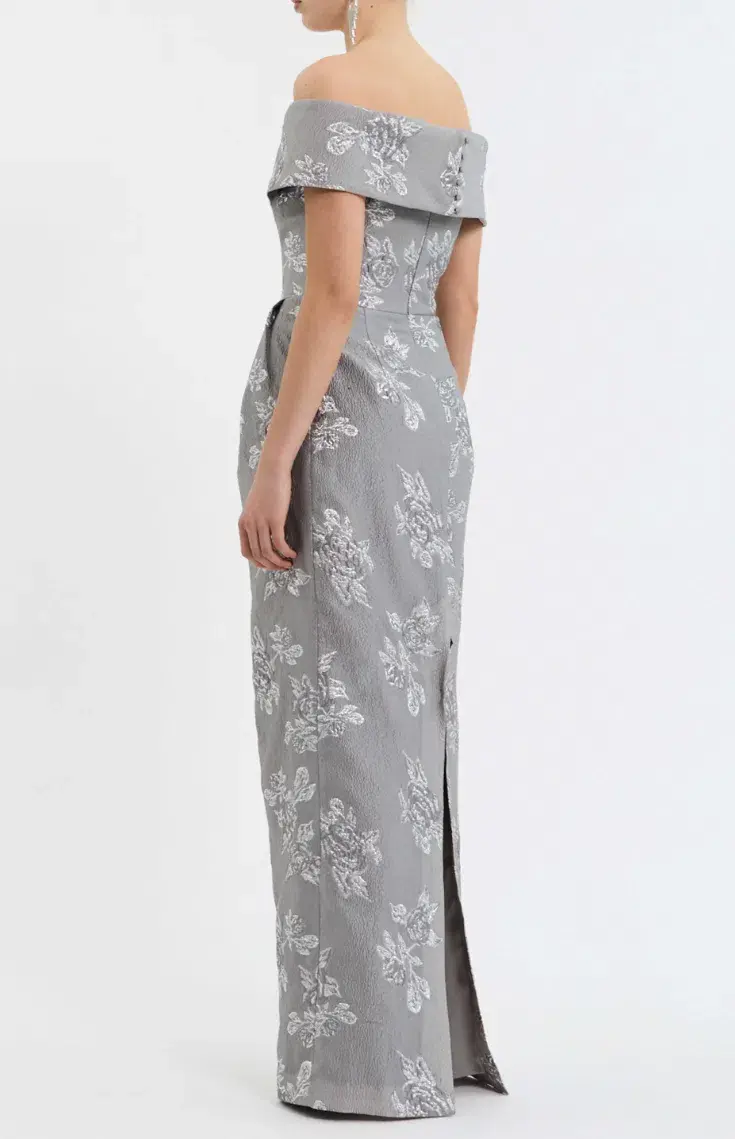 Rebecca Vallance Ruth Off The Shoulder Gown Size 10 - Image 2