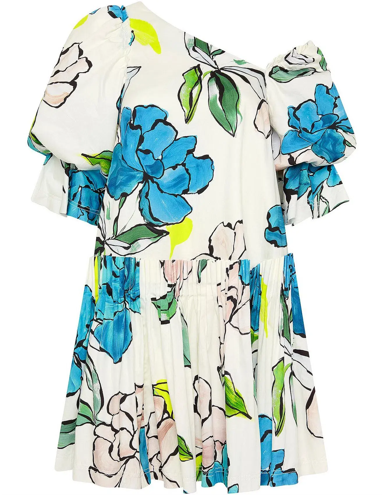 Aje Cy Off Shoulder Smock Dress - Image 2