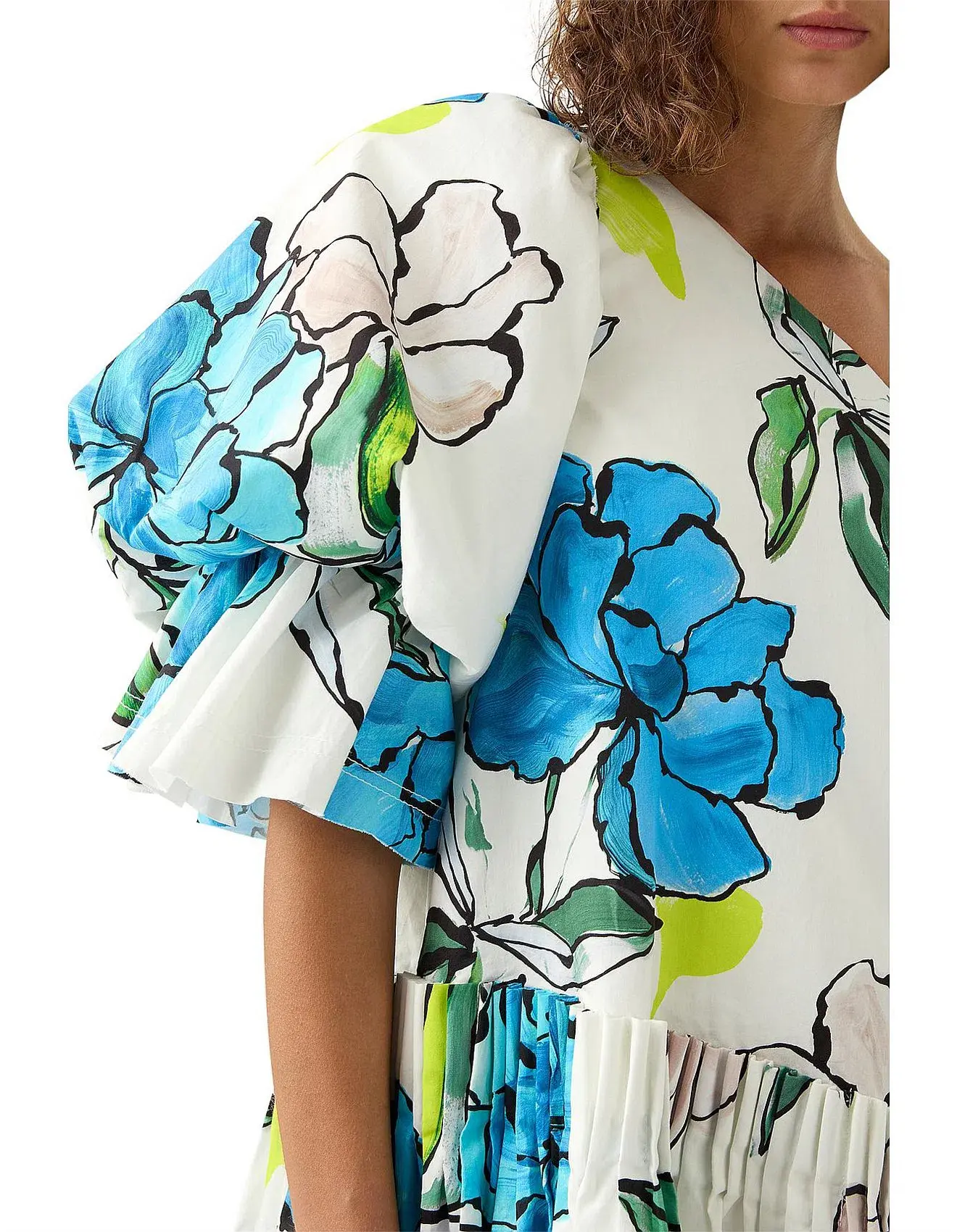 Aje Cy Off Shoulder Smock Dress - Image 4
