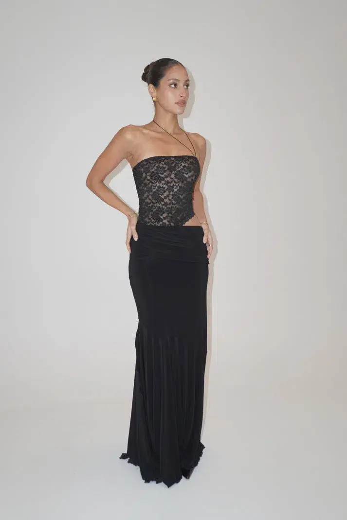 Deconduarte Ilona Maxi Dress Black Size 8 - Image 2