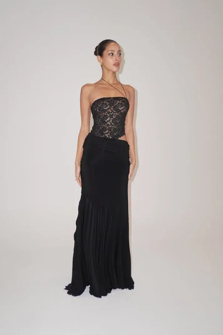 Deconduarte Ilona Maxi Dress Black Size 8 - Image 3