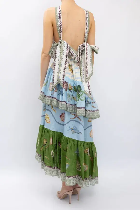 Alemais Boat House Midi Dress Size 12 - Image 2