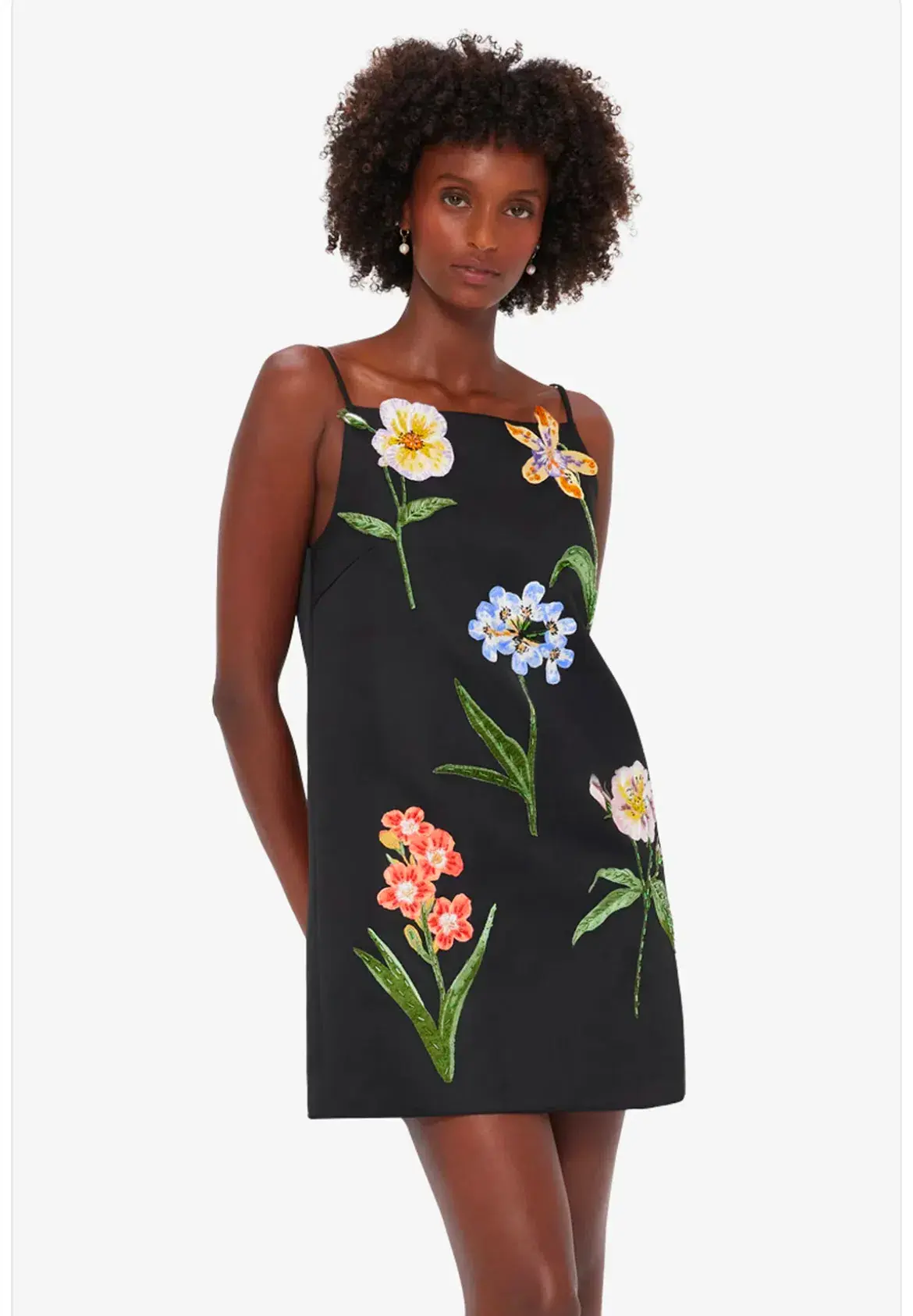 Leo Lin Leia Embroidered Mini Dress Size 10 - Image 3