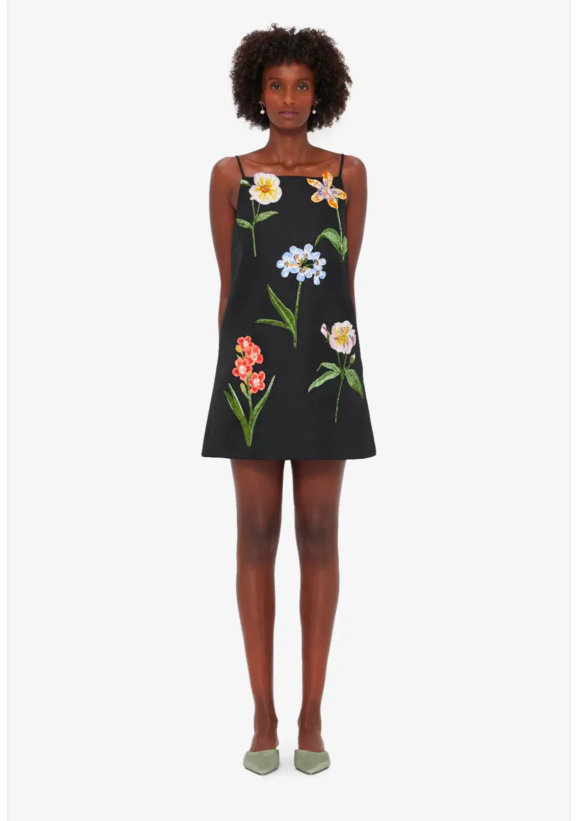Leo Lin Leia Embroidered Mini Dress Size 10 - Image 1