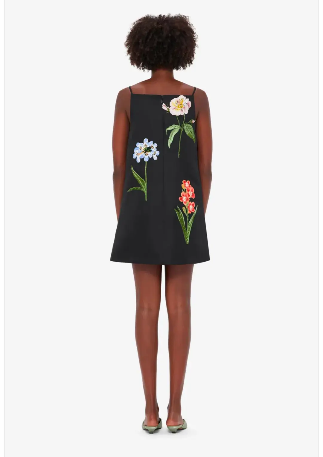 Leo Lin Leia Embroidered Mini Dress Size 10 for rent on The Volte - main image