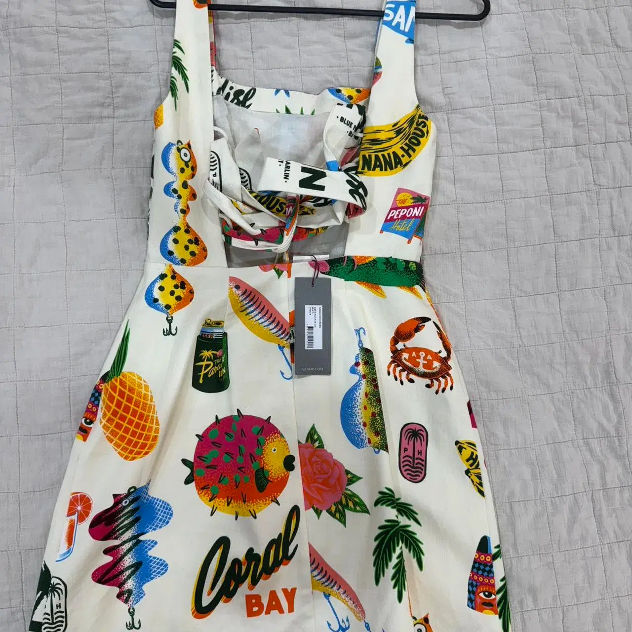ALÉMAIS Samaki Mini Dress BNWT Size AU 8 US 4 - Image 6