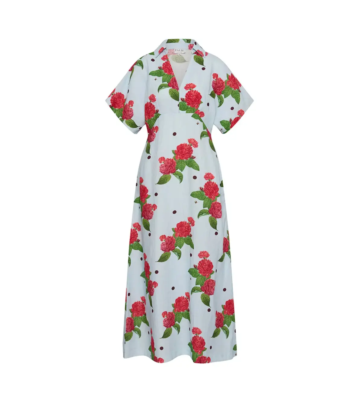 Palm Noosa Jasmine Maxi Dress in Sky Garden Print Size AU 10 - Image 4