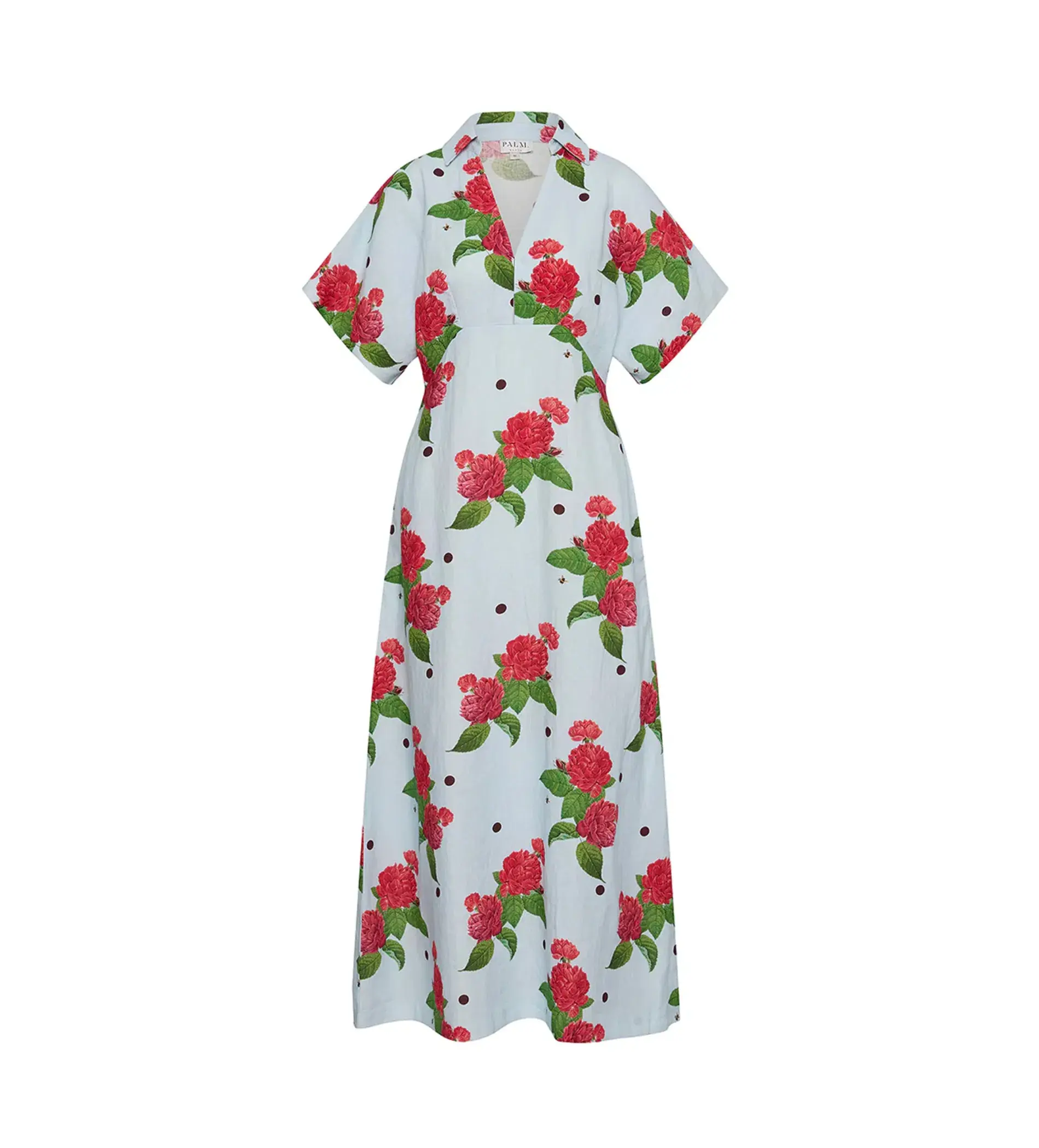 Palm Noosa Jasmine Maxi Dress in Sky Garden Print Size AU 10 - Image 4