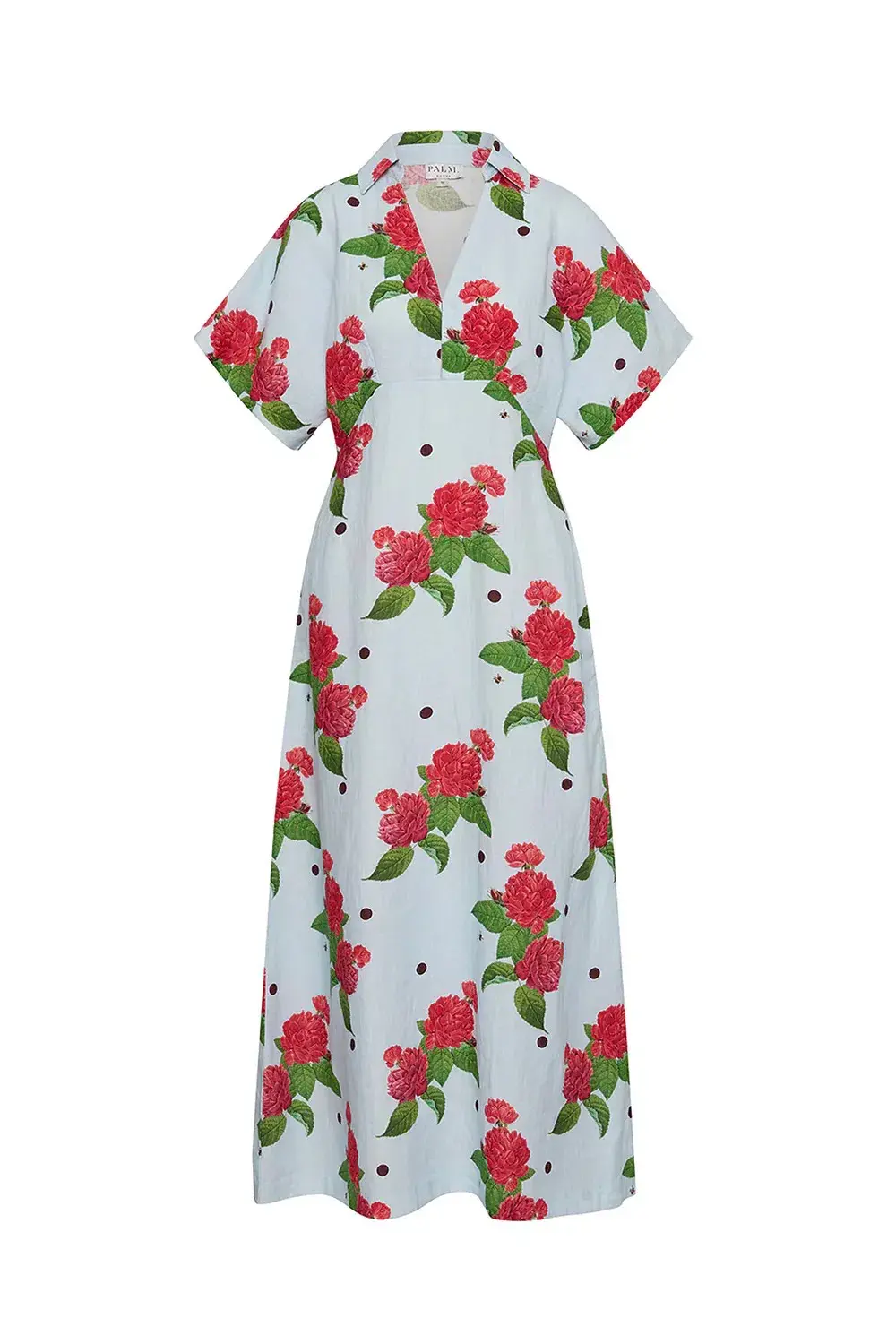 Palm Noosa Jasmine Midi Dress Sky Garden Size 14 - Image 6