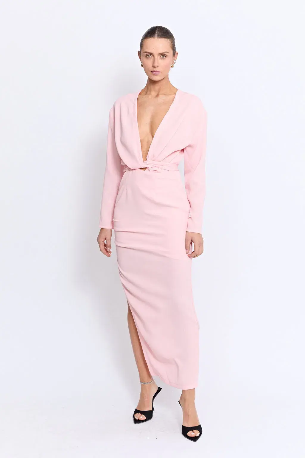 Pfeiffer Pierre Maxi Dress Rose Size S/AU 8 - Image 1
