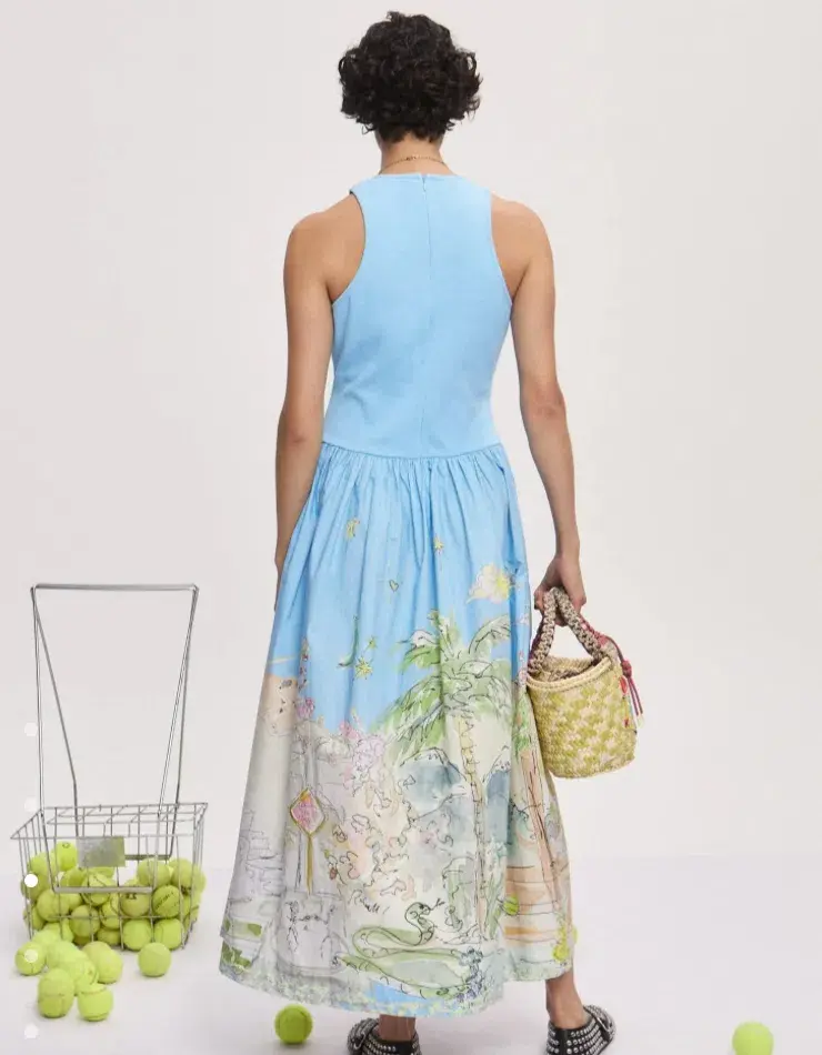 Alemais Anouk Tank Midi Dress Size 8 - Image 2