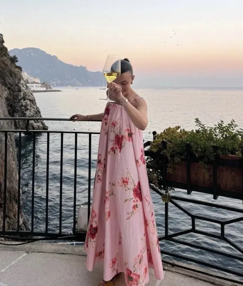 Zimmermann Lightburst Pink Floral Puff Dress Size 0 (8-10) - Image 1