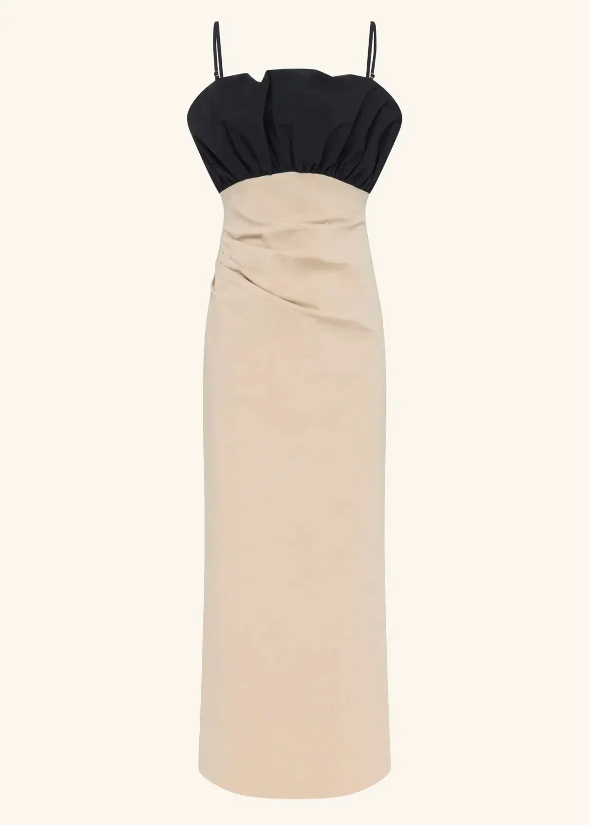 Shona Joy Campbell Bubble Bodice Midi Dress - Oat Milk size 10 - Image 7