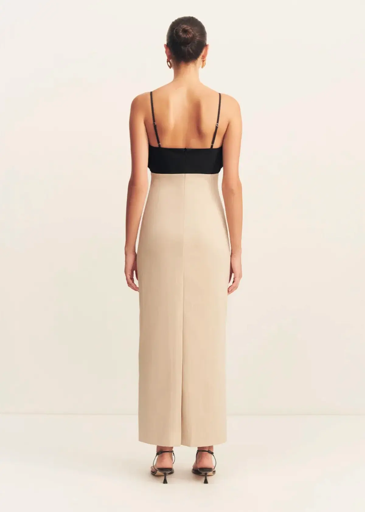 Shona Joy Campbell Bubble Bodice Midi Dress - Oat Milk size 10 - Image 5