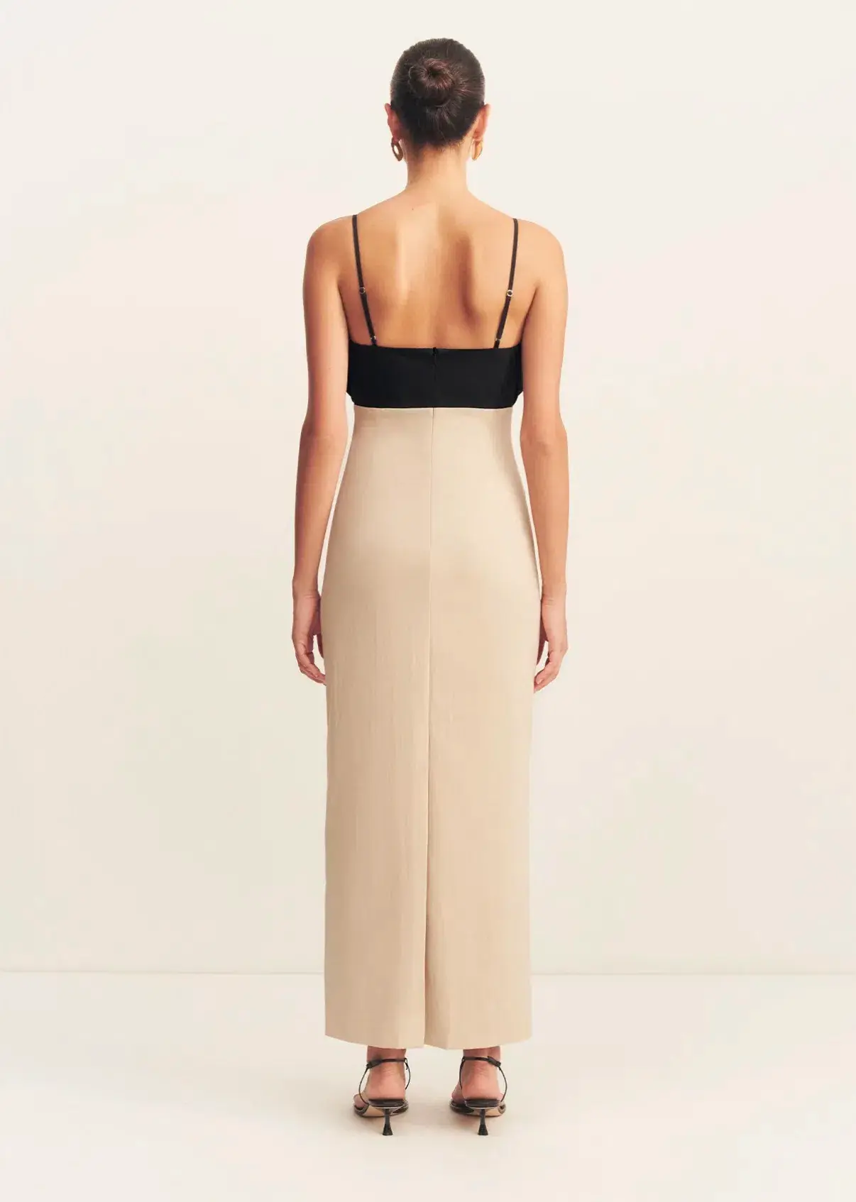 Shona Joy Campbell Bubble Bodice Midi Dress - Oat Milk size 10 - Image 5