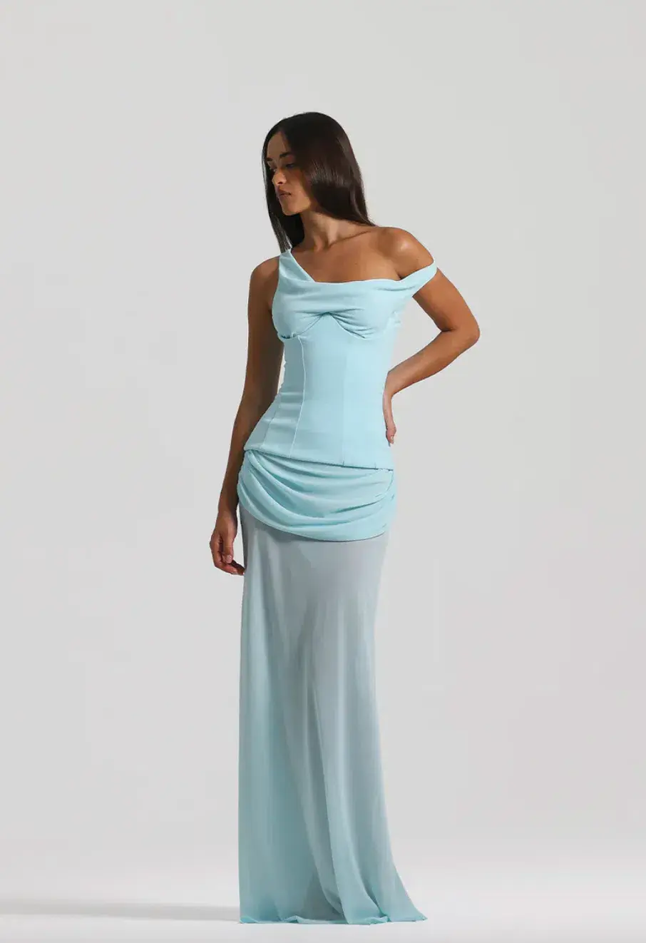 Natalie rolt, Cadence Gown, baby blue, size 8  - Image 1