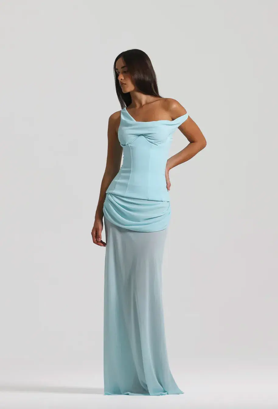 Natalie rolt, Cadence Gown, baby blue, size 10 - Image 1