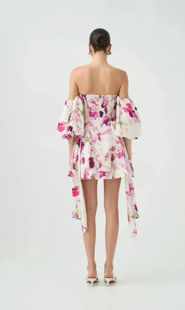 Aje Incarnation Mini Dress Fresh Flora Size AU 6 for rent on The Volte - main image